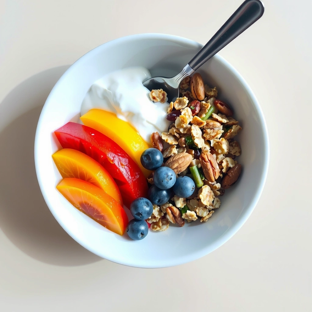 Indonesian healthy breakfast bowl